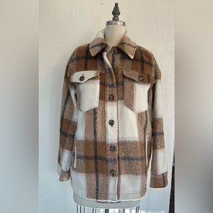Anthropology Avec Les Filles Women's Plaid Jacket Medium Excellent Condition
